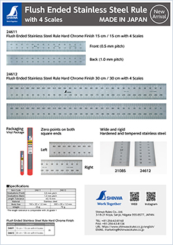 Flush_Ended_Stainless_Steel_Rule_with_4_Scales