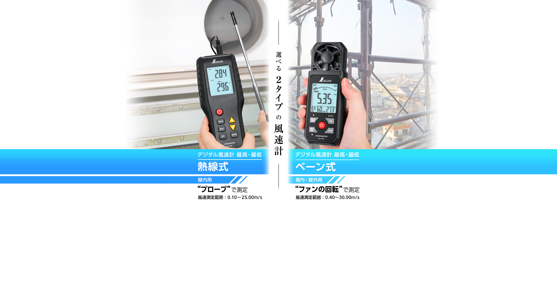 デジタル風速計