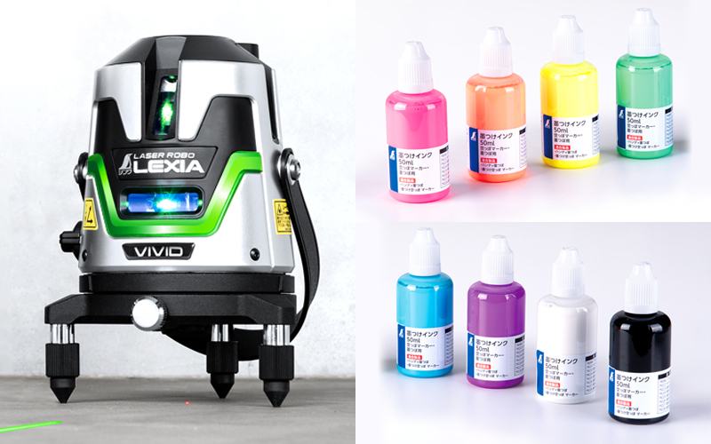 レーザーロボ LEXIA VIVID 51 グリーン」が「IDS賞」、「墨つけインク