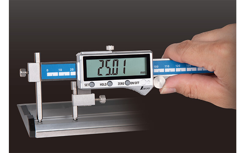 デジタルノギス 穴ピッチ測定φ5.0 150㎜ 防塵防水