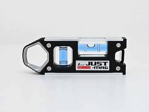 仮設工レベル JUST－MAG100㎜ シルバー マグネット付