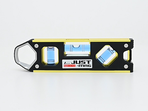 仮設工レベル JUST－MAG150㎜ ゴールド マグネット付