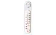 温湿度計  ＰＣオーバル  ホワイト