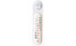 温湿度計  ＰＣオーバル  ホワイトを表示