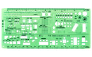 テンプレート  ＴＤ－４  建築記号定規１／１００・１／２００