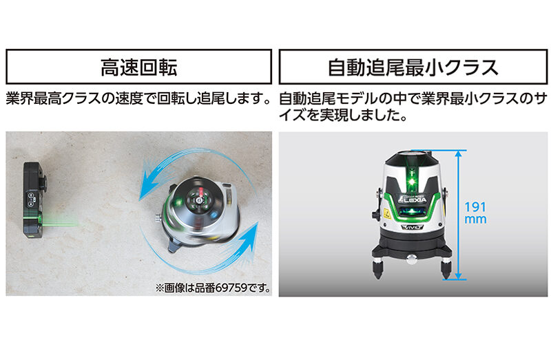 レーザーロボ　ＬＥＸＩＡ　ＶＩＶＩＤ　５１　グリーン　自動追尾