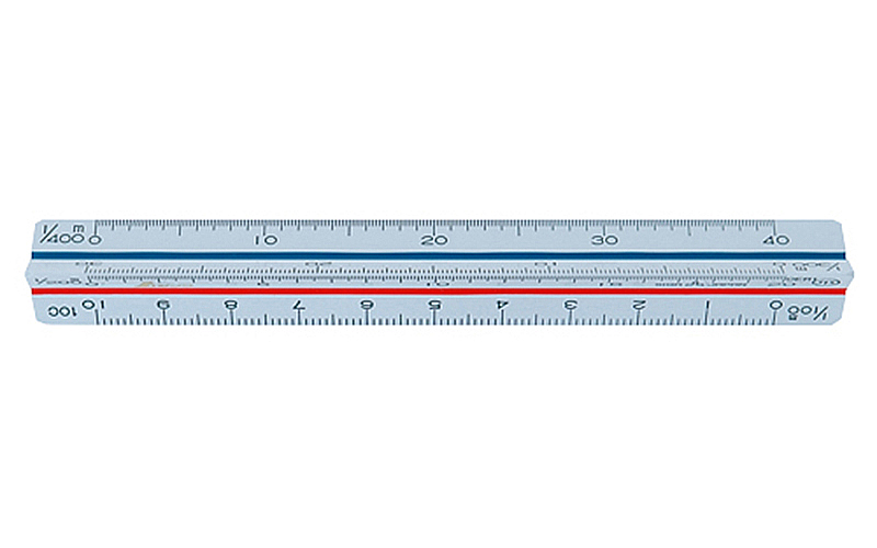 三角スケール  Ａ－１０  １０㎝  ＪＩＳ
