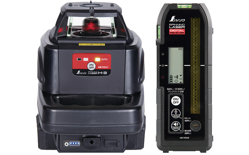 スピニングレーザー  ＳＤ  Ｈ－３レッド  デジタル受光器付