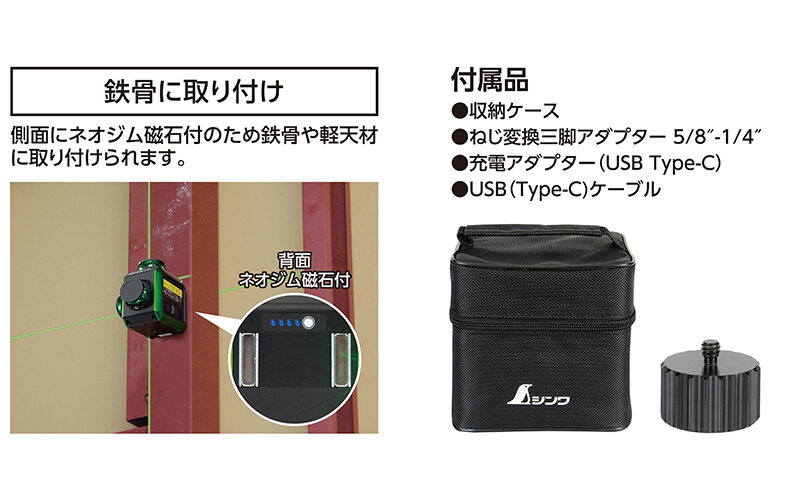 レーザーロボ　Ｘ　ｌｉｎｅ　ＭＩＮＩ　グリーンフルライン・地墨クロス