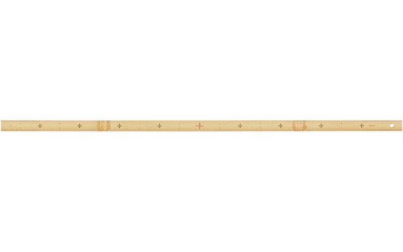 竹製ものさし  １ｍ  ハトメ付