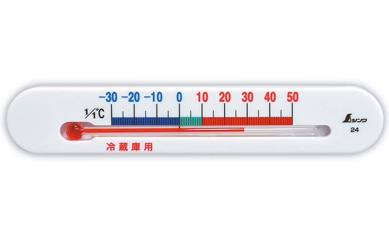 冷蔵庫用温度計 Ａ マグネット付 - シンワ測定株式会社
