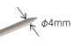 温度計  Ｖ－２  丸Ｔ字型  －２０～６０℃  φ３．５×１３㎝  育苗用を表示