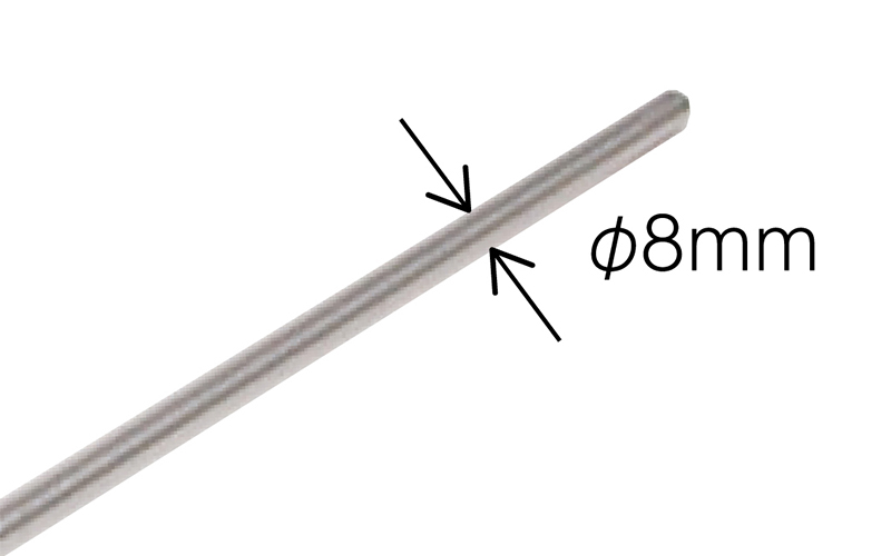 温度計  Ｖ－３  丸Ｔ字型  －２０～１００℃  φ６×９０㎝