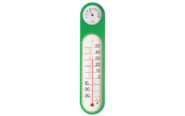 温湿度計  ＰＣオーバル  グリーン
