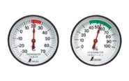 温度計・湿度計セット  ＳＴ－４  丸型  ４．５㎝