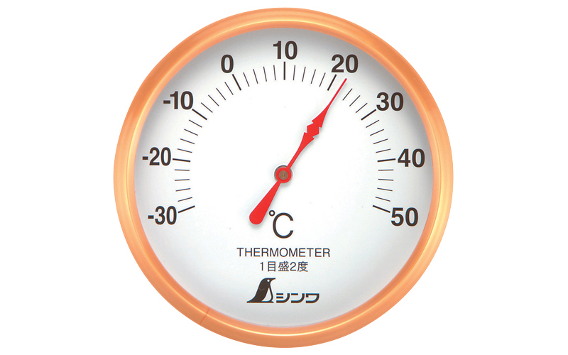 温度計 Ｓ－１ 丸型 １０㎝ - シンワ測定株式会社