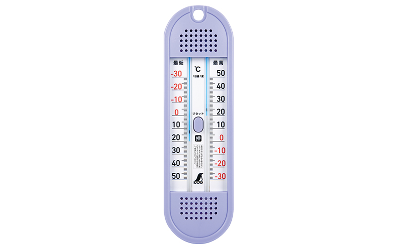 温度計 ｄ １１ 最高 最低 ワンタッチ式 シンワ測定株式会社