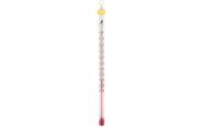 棒状温度計  Ｈ－４Ｓ  アルコール  ０～１００℃  １５㎝