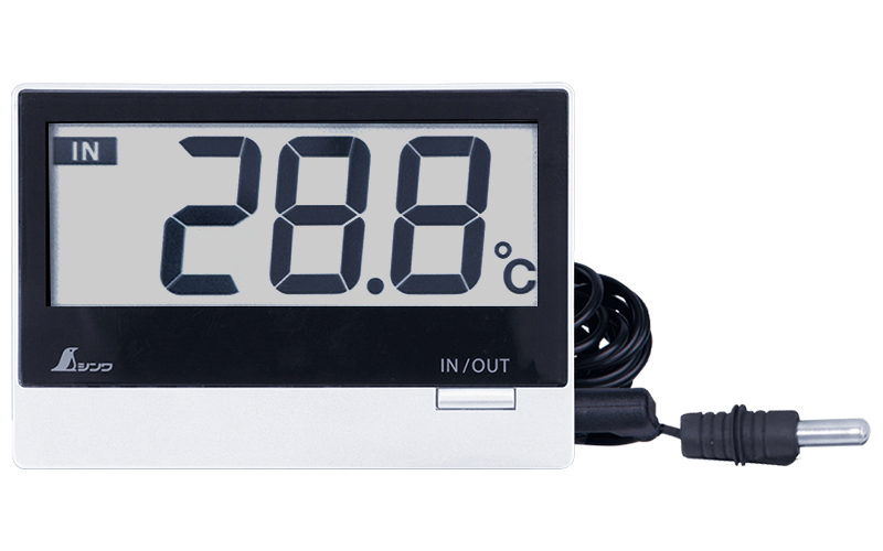 デジタル温度計 Ｓｍａｒｔ Ｂ 室内・室外 防水外部センサー - シンワ 