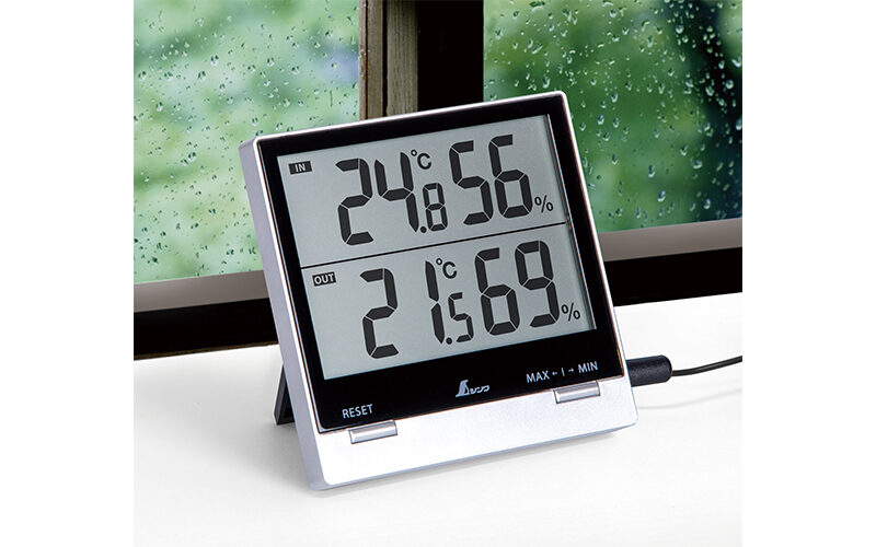 デジタル温湿度計Ｓｍａｒｔ  Ｃ最高・最低  室内・室外防水外部センサー