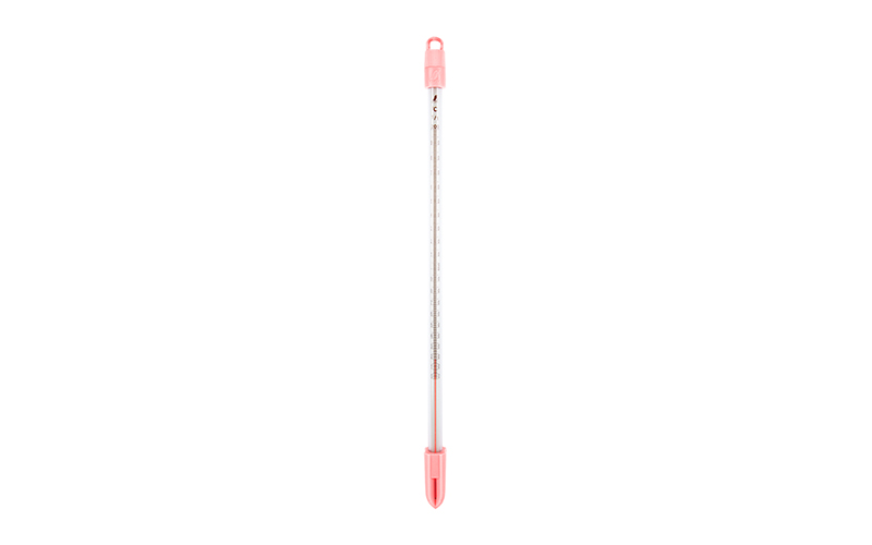 棒状温度計  ガラス製  Ｈ－２Ｃ  ０～２００℃  ３０㎝  ケース付