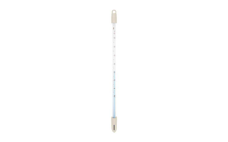 棒状温度計  ガラス製  Ｈ－７Ｃ  青液  －１０～６５℃  ３０㎝ケース付