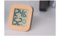 デジタル温湿度計  環境チェッカー  ミニ  木製  ライトブラウンを表示