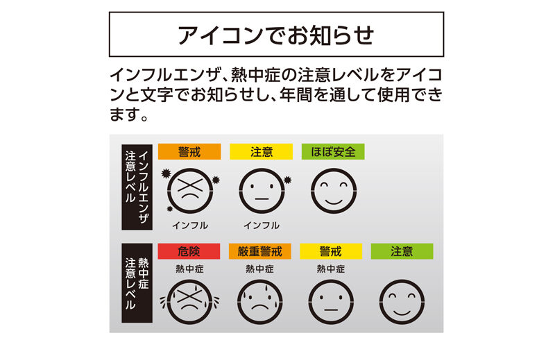 デジタル温湿度計  環境チェッカー  ミニ  木製  ライトブラウン