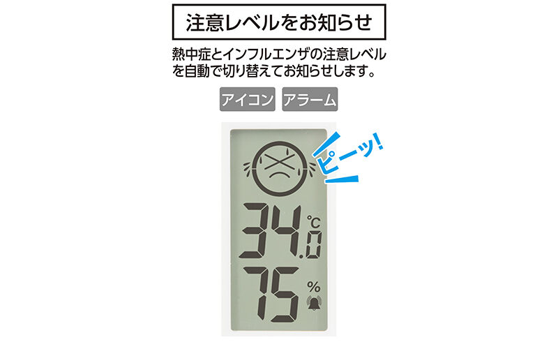 ポータブル簡易熱中症計  Ｂａｓｉｃ防塵・防水