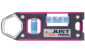 仮設工レベル　ＪＵＳＴ－ＭＡＧ１００㎜　ピンク　マグネット付を表示