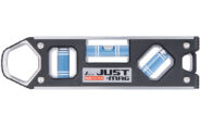 仮設工レベル　ＪＵＳＴ－ＭＡＧ１５０㎜　シルバー　マグネット付
