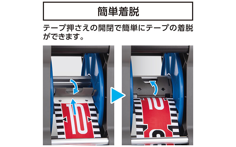 ロッドテープ　１０ｍ　巾６０㎜キューブ型リールセット　ＪＩＳ