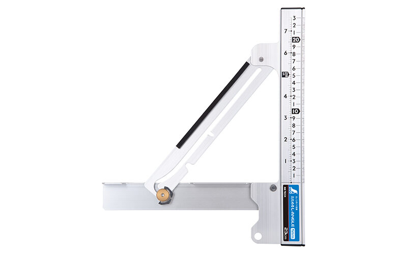 丸ノコガイド定規 たためるエルアングル Slim 23㎝