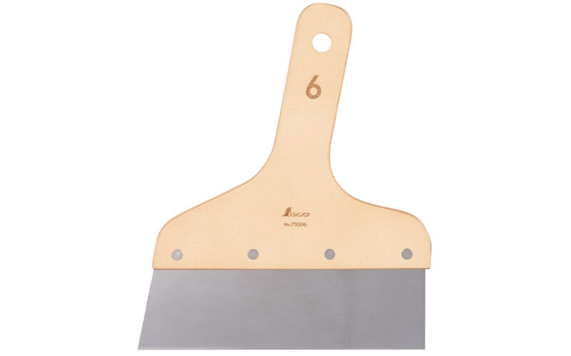 地ベラ　ステンレス６寸巾　０．６㎜厚