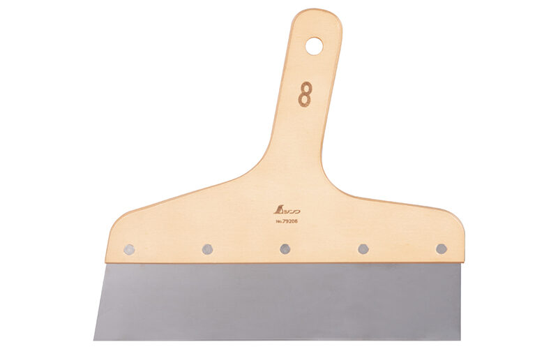 地ベラ　ステンレス８寸巾　０．６㎜厚