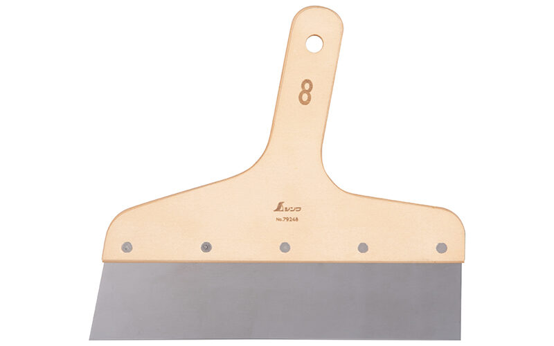 地ベラ　ステンレス８寸巾　１．２㎜厚