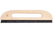 撫でブラシ　馬毛２行　１１寸